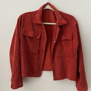 Corduroy light jacket, great for Fall weather!